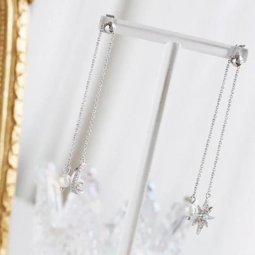BHLDN Celestial Pearl Drop Earrings - Picture 2 of 4